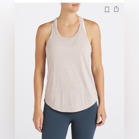 NWT Threads 4 Thought Darimia Triblend Scoop Neck Tank XL Beige - Picture 1 of 7